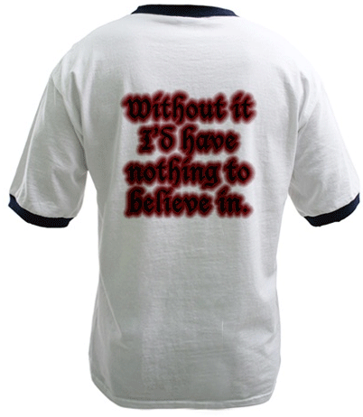 Atheism Shirt, Back Atheism Shirt