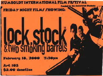 Lock, Stock, & Two Smoking Barrels Handbill Lock, Stock, & Two Smoking Barrels Handbill