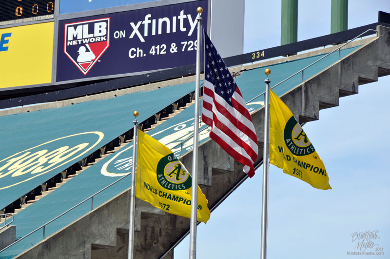 SFGate Uses Coliseum Flags Photo